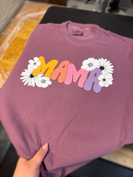 RTS Mama Floral Graphic Tee