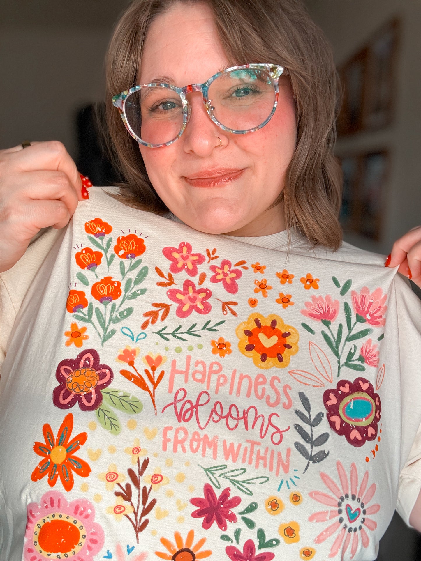 RTS Happiness Blooms From Within T-Shirt