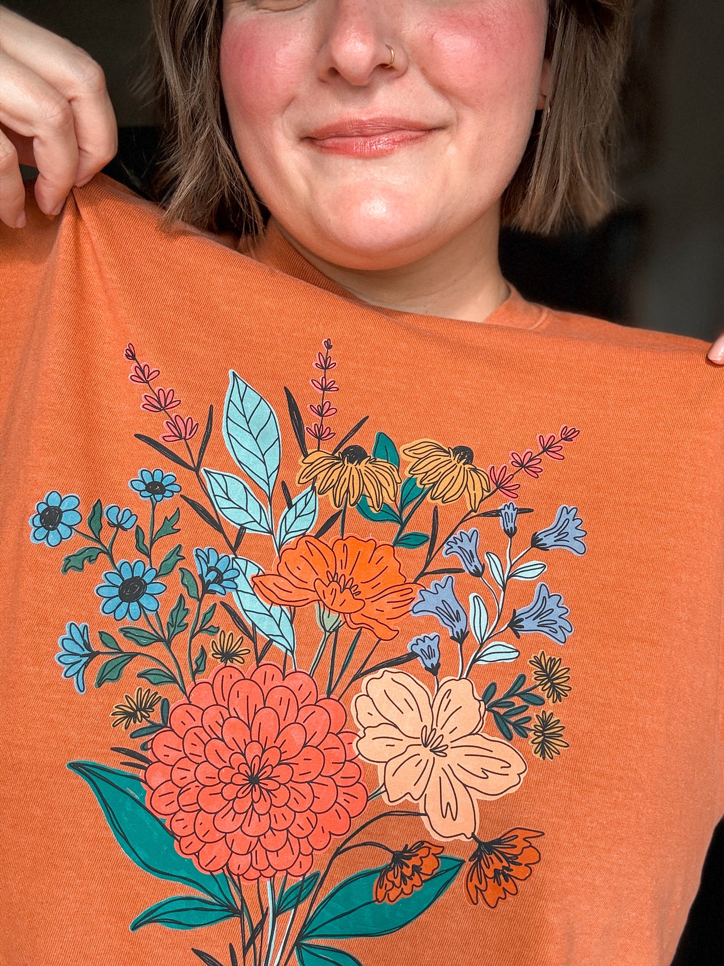 Colorful Flower Bouquet T-Shirt