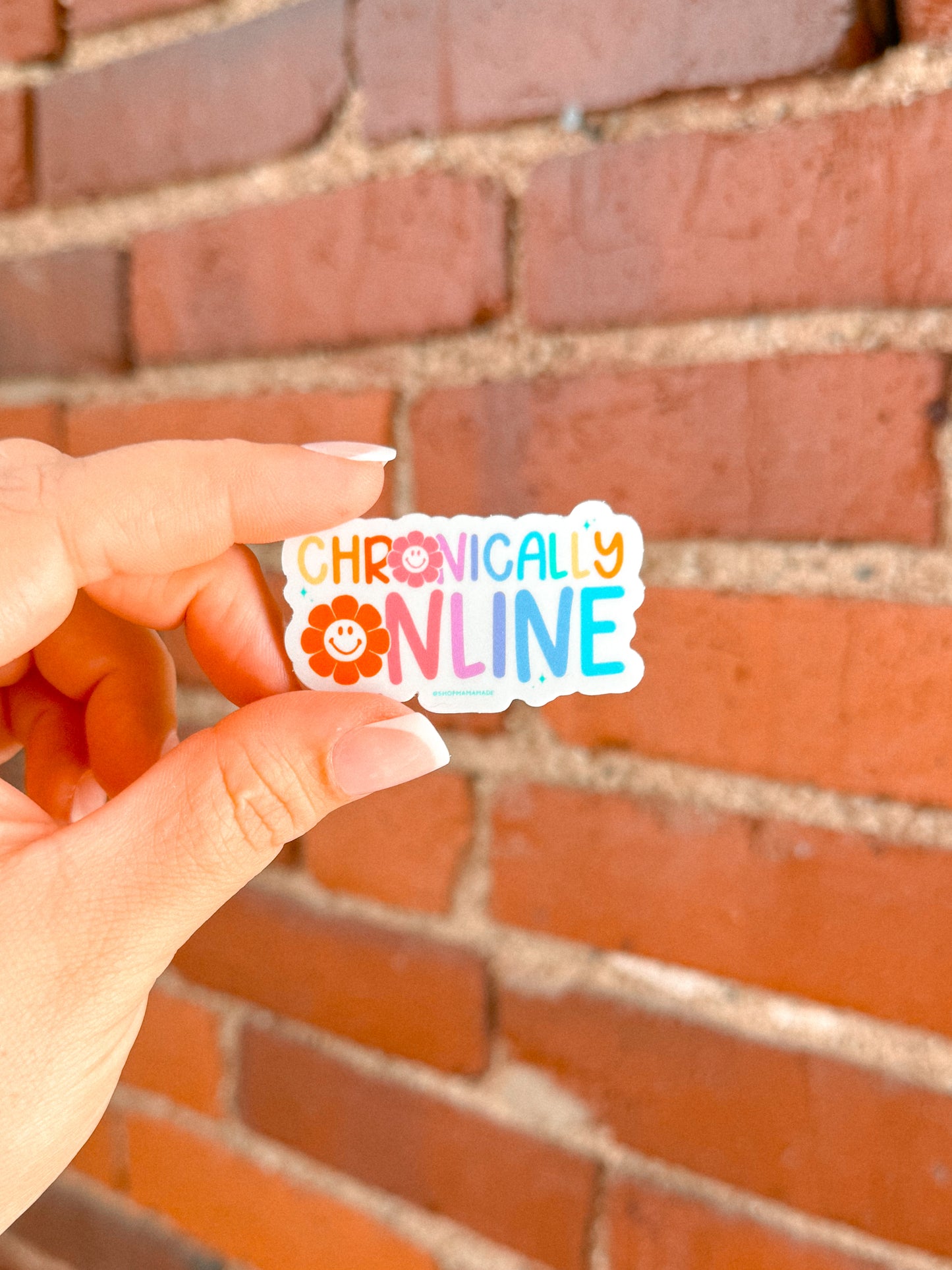 RTS Chronically Online Vinyl Sticker | Decal
