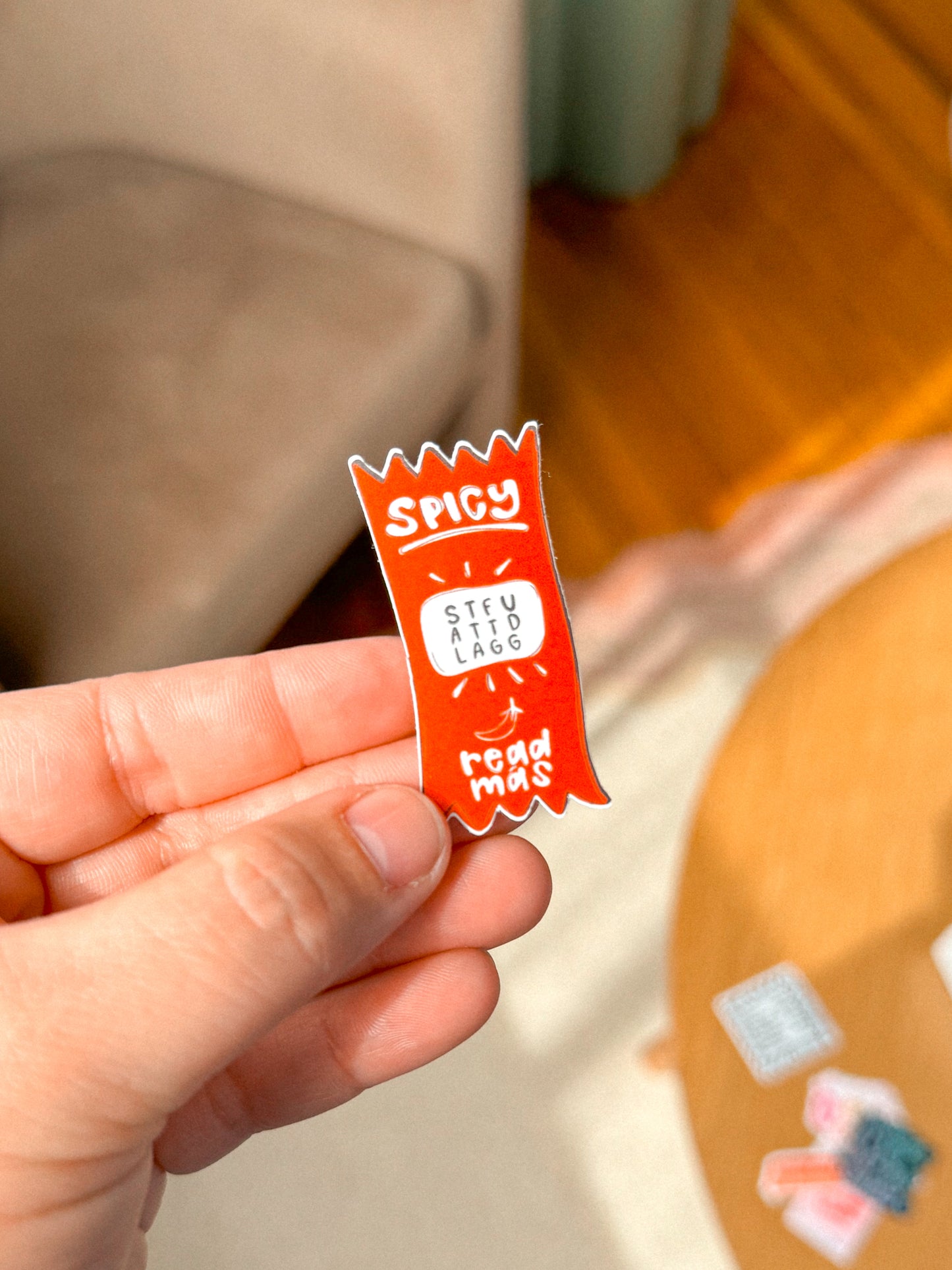 Spicy Read Mas Vinyl Sticker | Decal