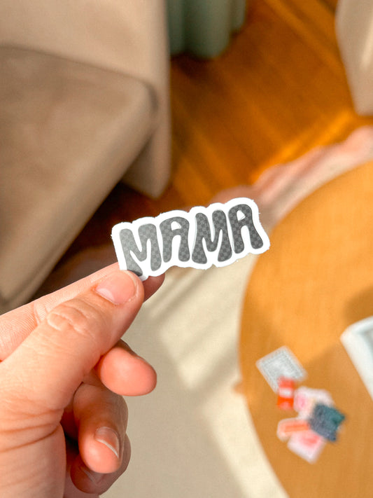 RTS Mama Checkered Vinyl Sticker | Decal