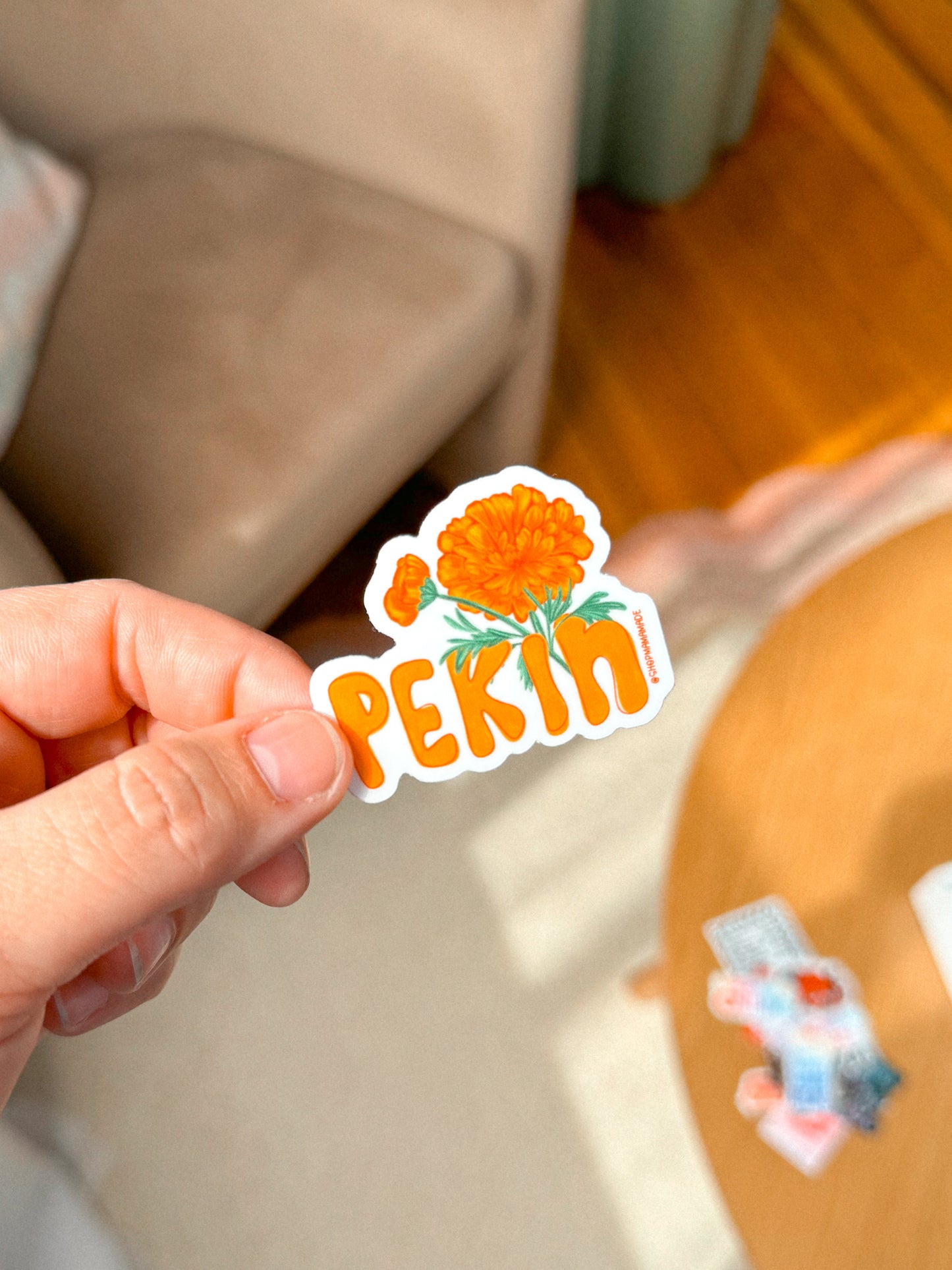 Pekin Marigold Vinyl Sticker | Decal