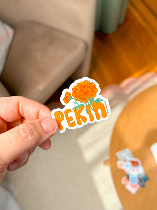 RTS Pekin Marigold Vinyl Sticker | Decal